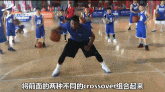 大力运球 再单手变向 同样要专注于力量和速率 (三)组合运球 1 combo
