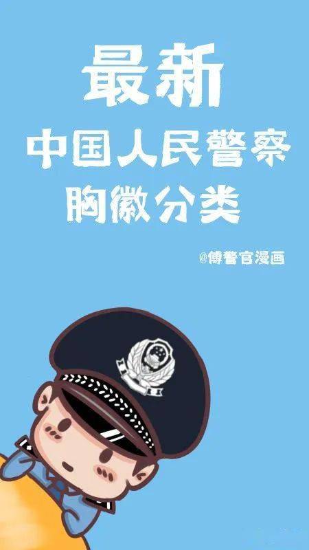 最新中国人民警察胸徽分类