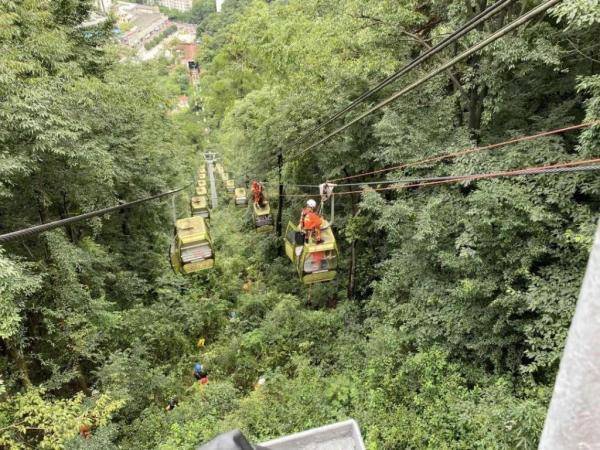 突发！贵阳一公园缆车突遇停电，18人被困后获救，无一伤亡
