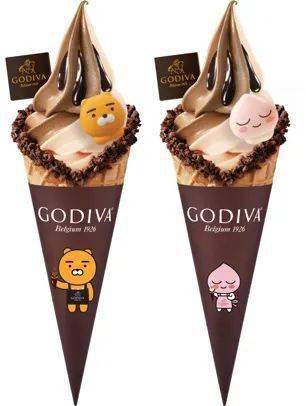 godiva歌帝梵牵手kakaofriends可可朋友限定冰淇淋系列惊喜上市可可友