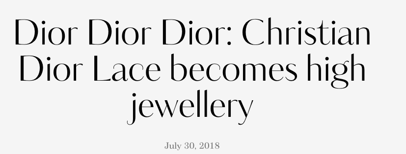 迪奥|争奇斗艳女明星之——迪奥风云