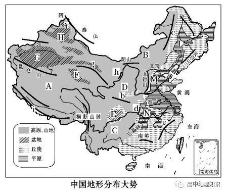 地理干货丨高中地理必会必考地图全集,打印出来贴墙背