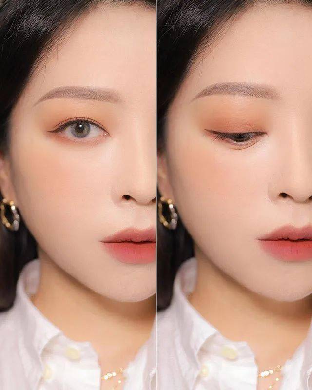 橘色|金请夏绝美回归！彩色眼影也能消肿又好看！