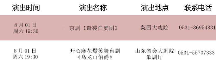 演出|演出预告 | 盛夏八月，这些精彩演出千万不能错过！