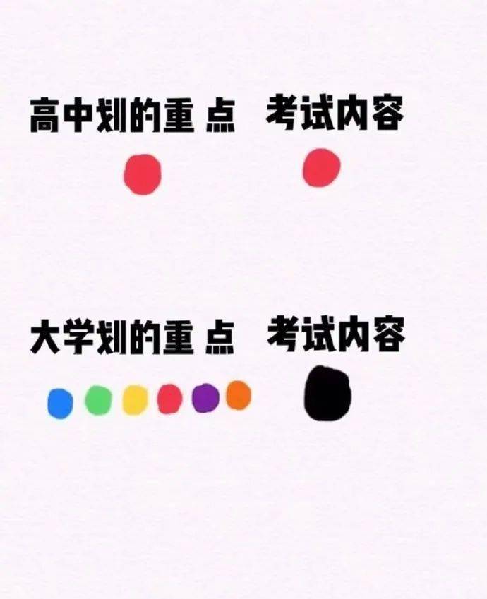区别|高中和大学的真实区别？太真实了~