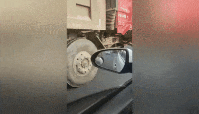 丽水|车残志坚！两个前轮没了，货车竟还在路上跑……