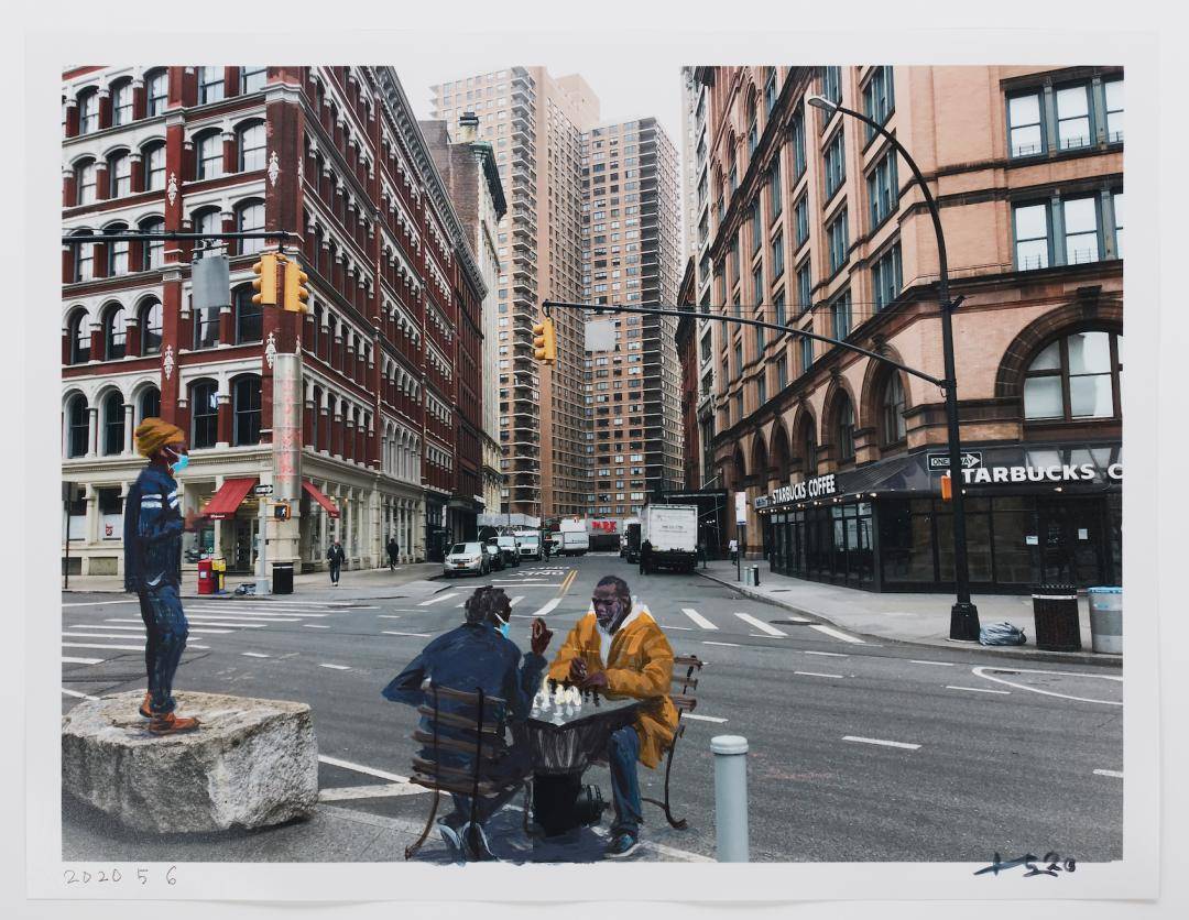 刘小东|因为疫情滞留，中国画家画下纽约的脆弱一面