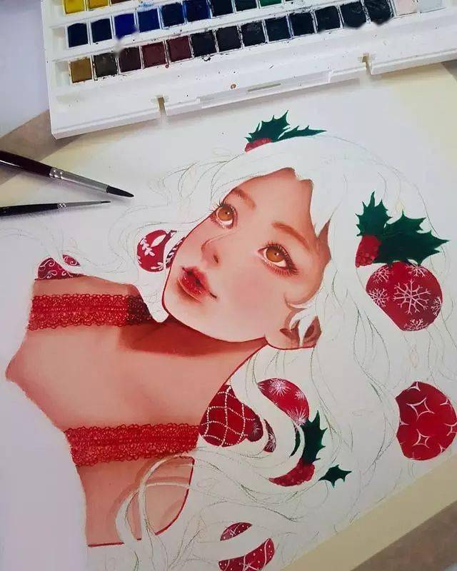 ‘南宫最新官网’
水彩风动漫插画 仙气逼人 学水彩就该画这种 水彩动漫人物女(图1)