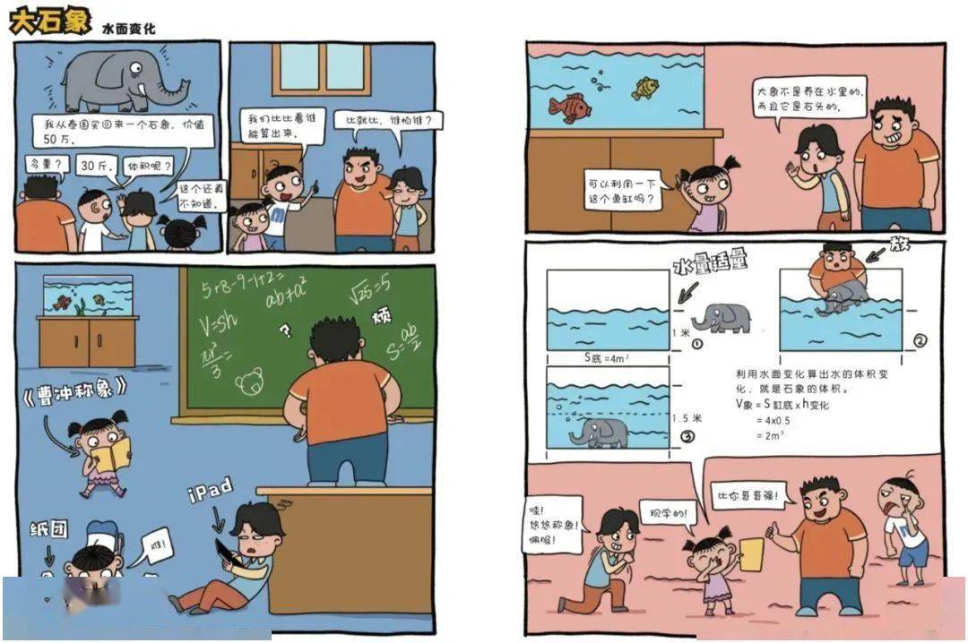 幽默漫画搞笑故事让孩子真正爱上数学学好数学