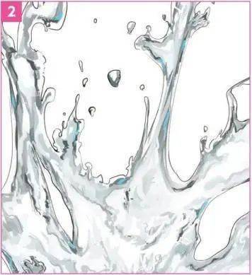 教你如何把水画的更加逼真!