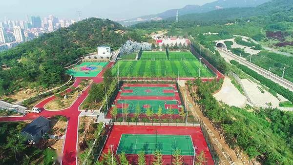 威海这一新建体育公园正式开园迎客
