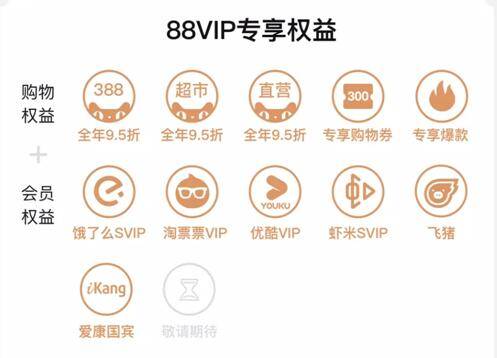阿里|跨体系扩大“朋友圈”， 阿里88VIP瞄准联动效益