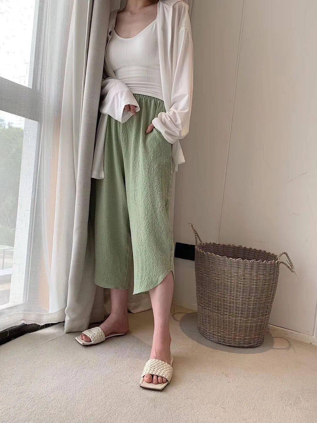 仙女|买一赠一!今夏超好穿的仙女花苞裤!藏肉、遮肚、显腿长