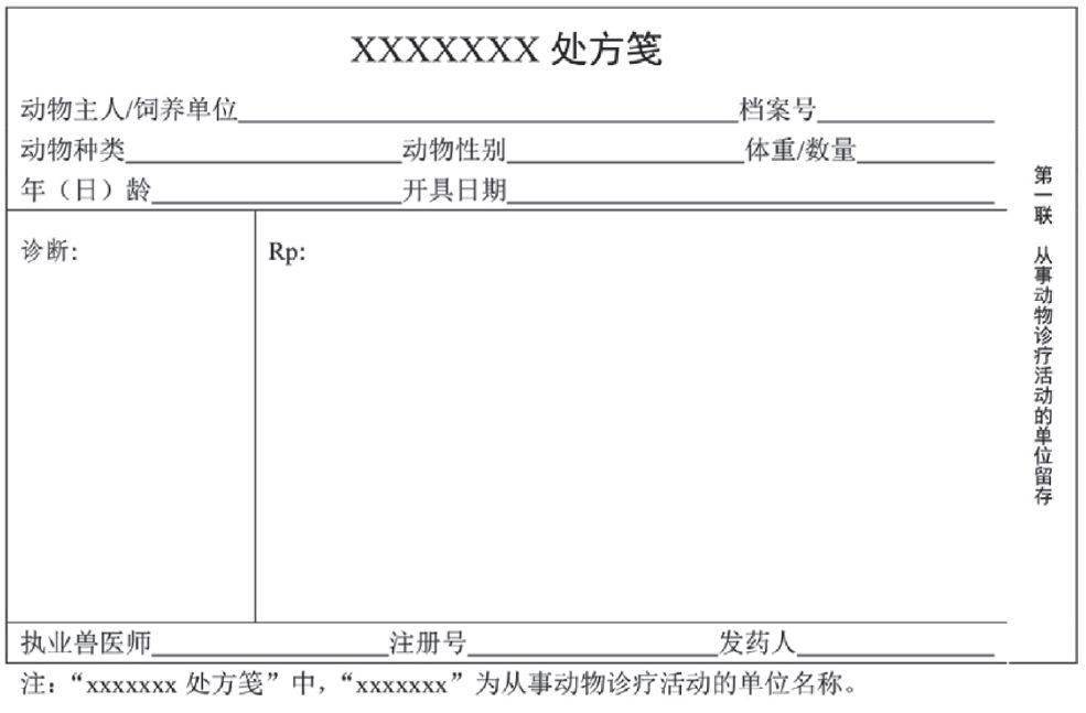 (四)处方笺内容