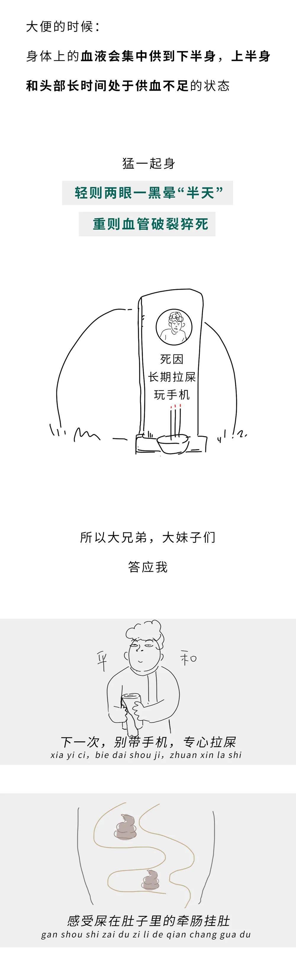 拉屎玩手机，危害居然这么大？（组图）