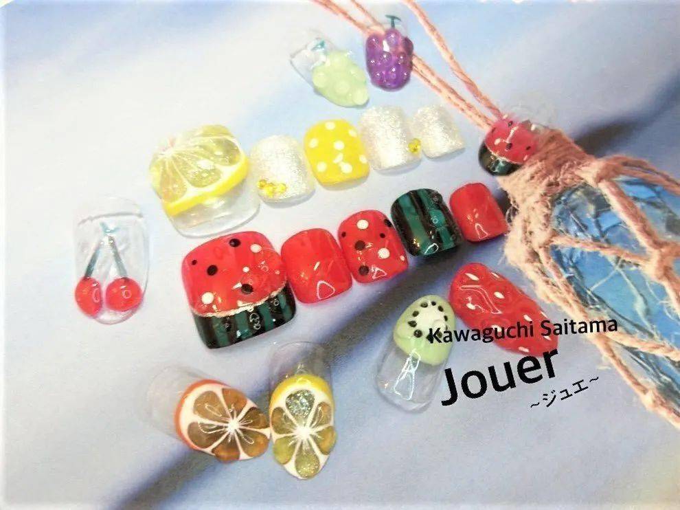 元素|每刻美丨50+例夏季美甲样板