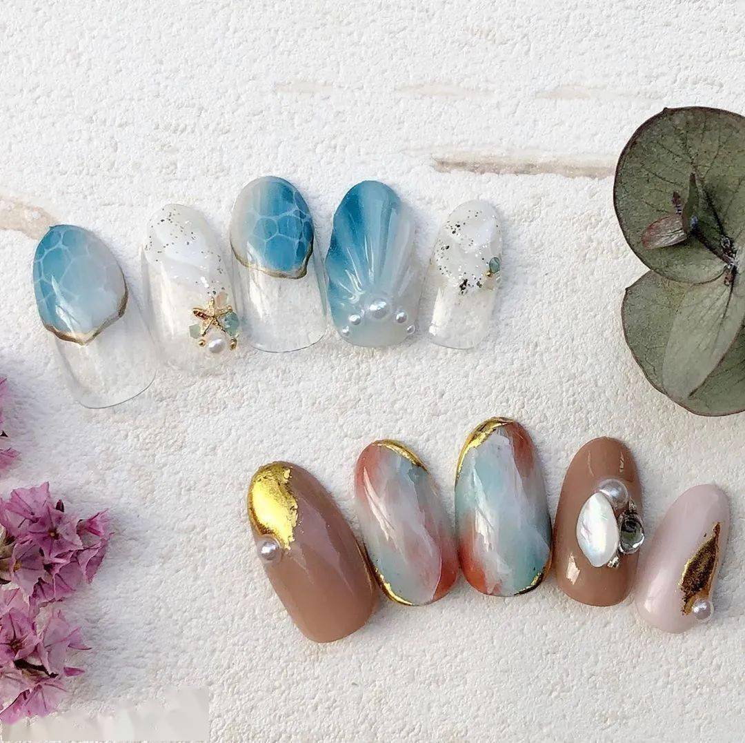 元素|每刻美丨50+例夏季美甲样板