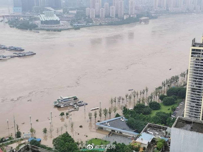 长江寸滩站或将超保7.5米 接近历史最大洪水