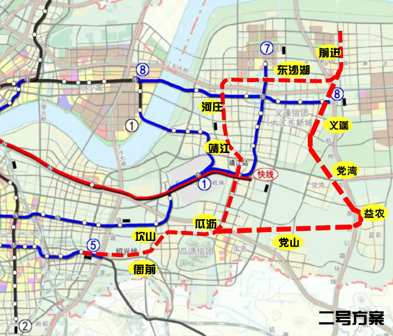 应该规划把地铁13号线深入瓜沥,串联起萧山城区,瓜沥,益农,党湾,钱塘