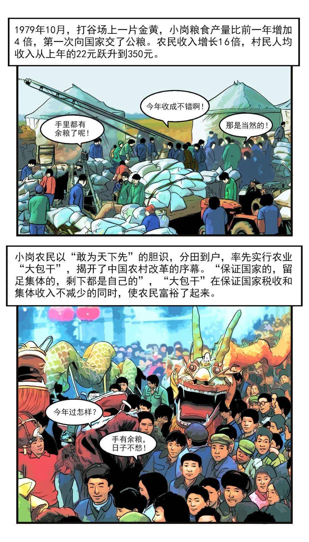 【学四史】漫画新中国史:红手印,开启农村改革