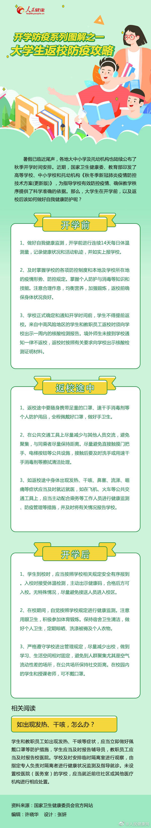 防疫|开学防疫 系列图解之一：大学生返校防疫攻略