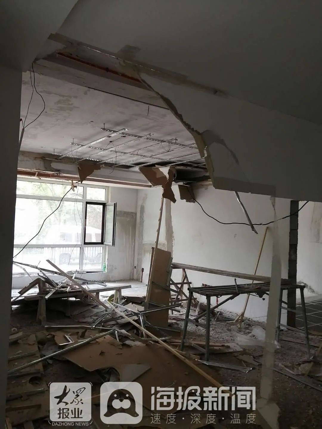 裂缝|潍坊圣菲漫步小区墙体现3米裂缝 开发商再三反悔不予处理