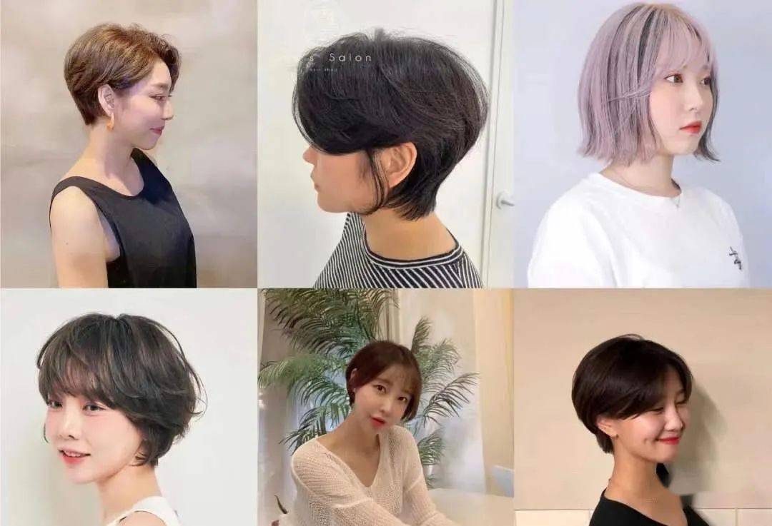 露出修长的脖子更显的有气质, 短发也可以性感与女人味