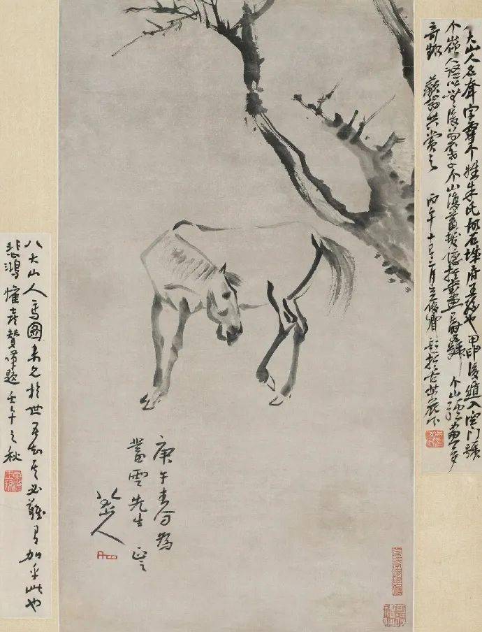 清 八大山人《立马图》