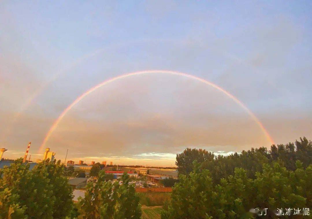 晚霞 双彩虹!昨天北京太太太惊艳!9月吉祥!_天空