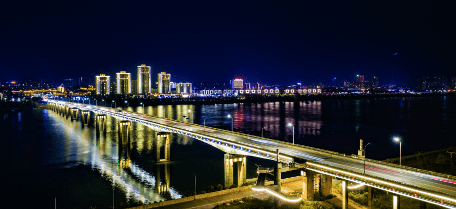 组图| 湘潭县:流光溢彩 夜景迷人