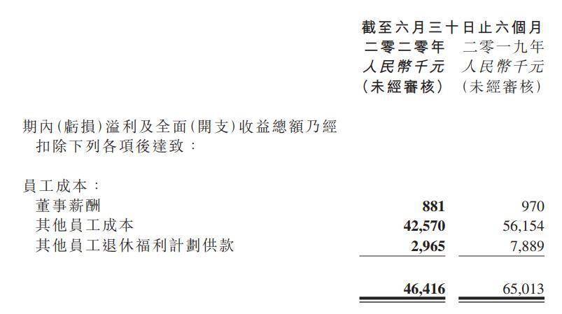 大山|大山教育上市后首份半年报：由盈转亏 员工薪酬减少近三成