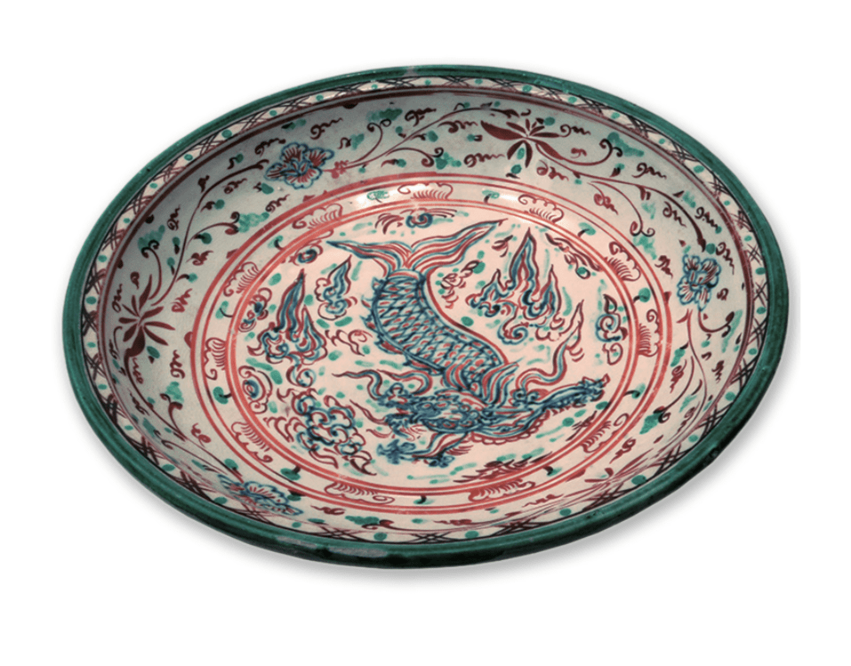 大盘|鉴赏｜亚洲历史文化背景下的越南彩绘瓷