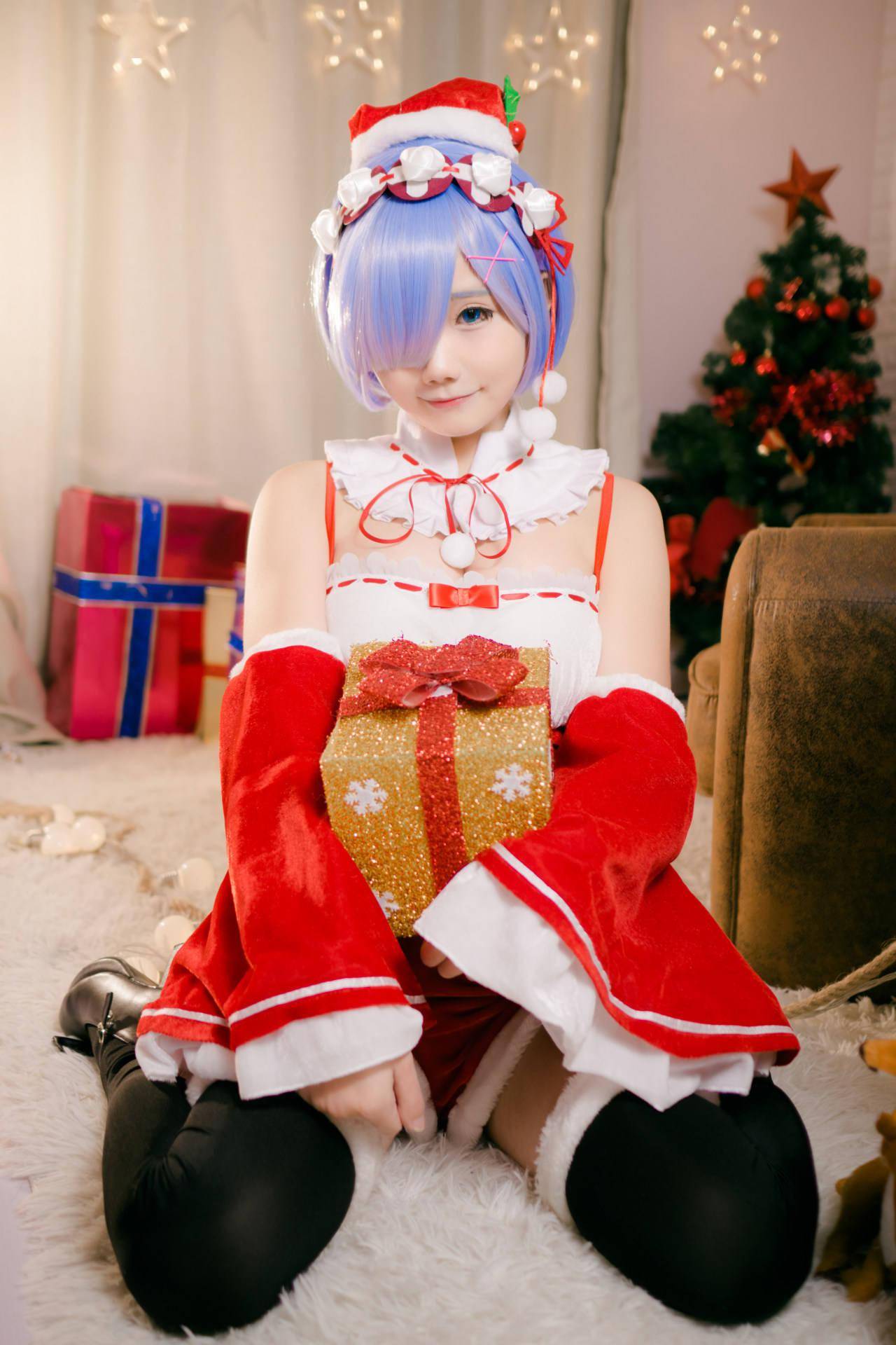 圣诞蕾姆cosplay