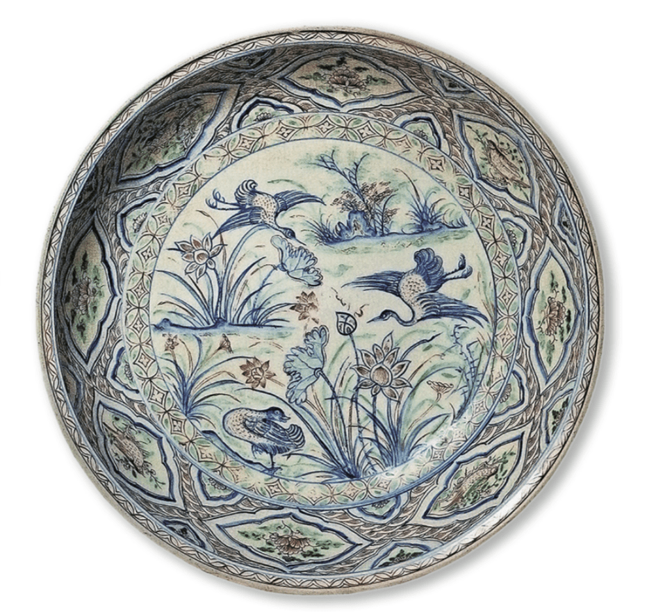 大盘|鉴赏｜亚洲历史文化背景下的越南彩绘瓷