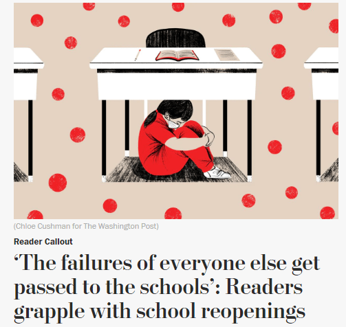 学校|美国学校陷入“开学困局” 老师致信美媒：我们想活下去