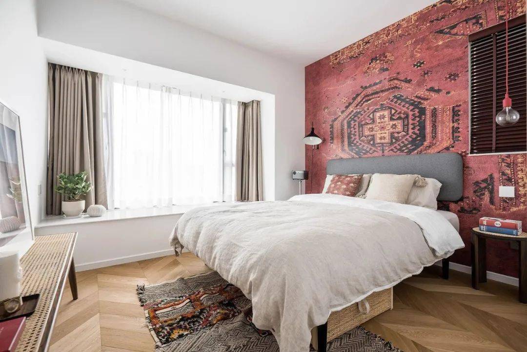 北欧|80平的北欧风结合波西米亚风，整个屋子显得清爽轻盈~