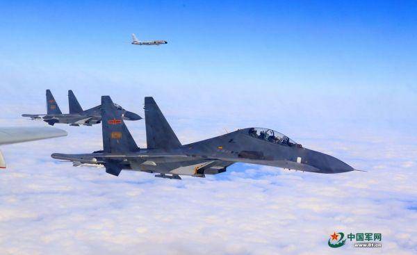 解放军战机5天3入台西南空域!台所谓“防空识别