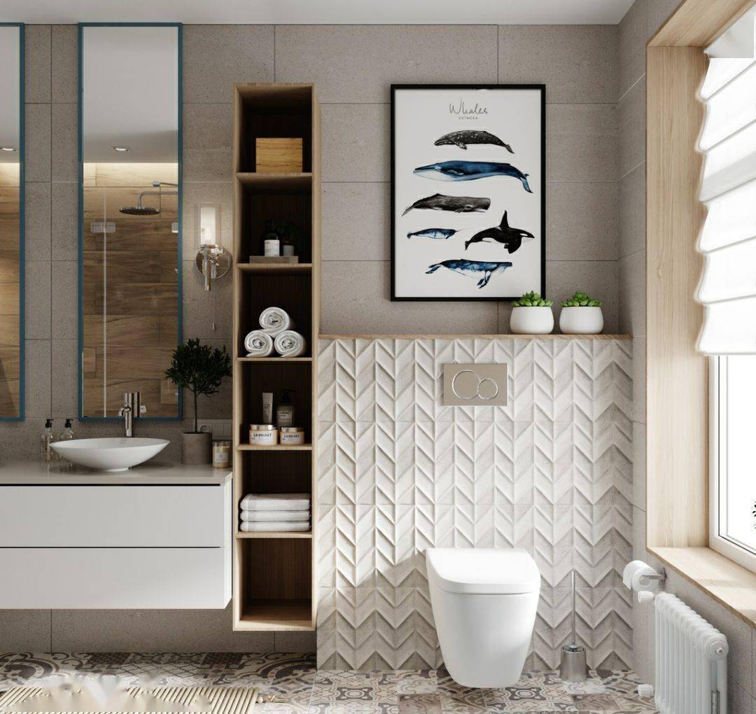 空间|10个设计原则,让小卫生间装出豪宅的大气感!