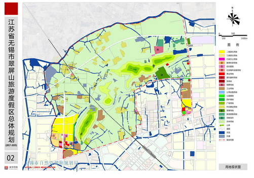 规划范围近日,锡山区翠屏山旅游度假区规划在无锡自然资源和规划局