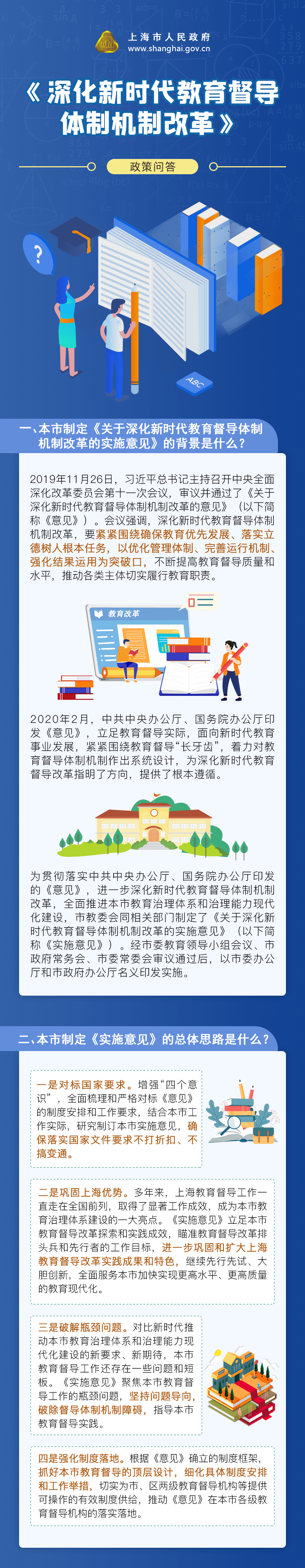 一图读懂《关于深化新时代教育督导体制机制改革的实施意见》