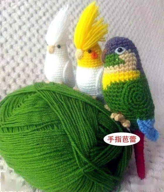 栩栩如生的针织小鸟 你见过吗?(下)