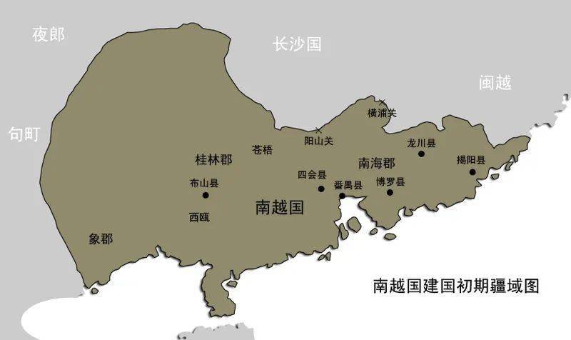 秦始皇统一中国之前,包括五邑地区在内的岭南大地主要是土著居民南越