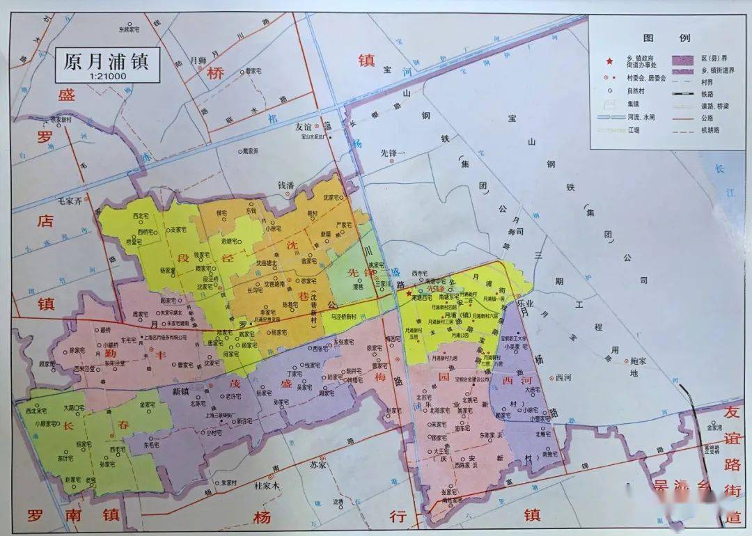 1984年3月,建立了宝山县月浦乡;1988年属宝山区.