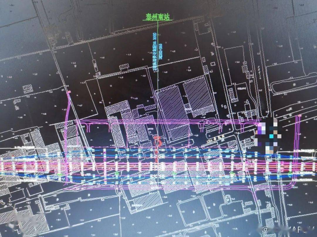 泰州高铁南站位置疑似曝光!四台十线,双线高速场