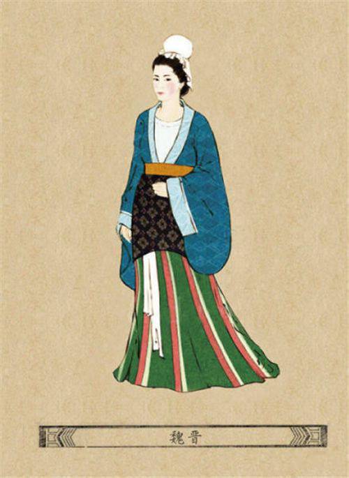 先秦时期,衣着以深衣为主中国各朝代女子服饰变迁图