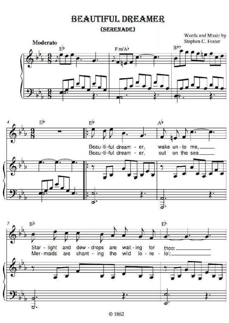 问美声歌曲谱子_美声歌曲图片(5)