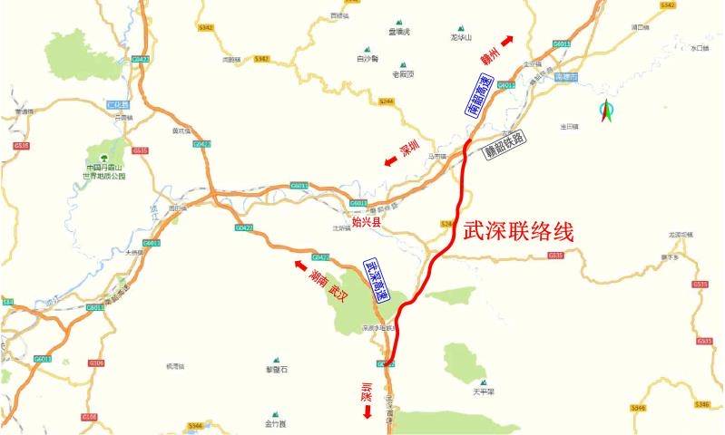 武深高速始兴联络线动工,深圳往赣州方向可缩短40公里