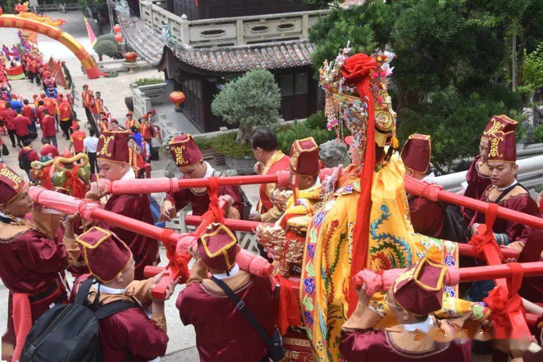 汕头市两英海洋妈祖天后宫赴祖庙分灵妈祖