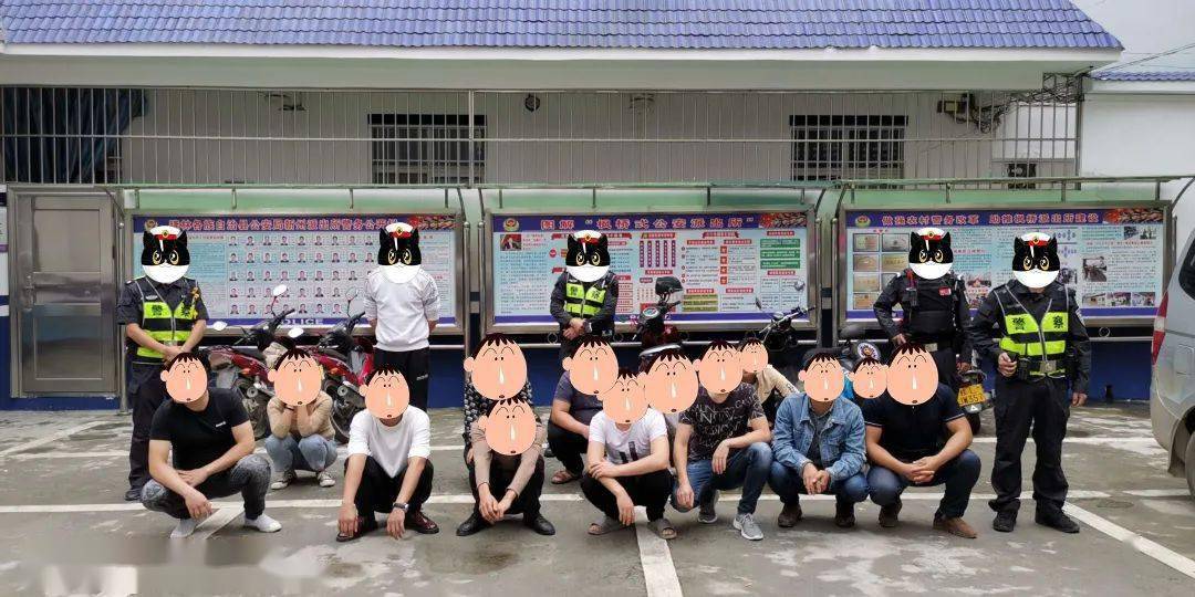 隆林警方开展安保维稳社会面集中清查行动,抓获各类违法人员数十名
