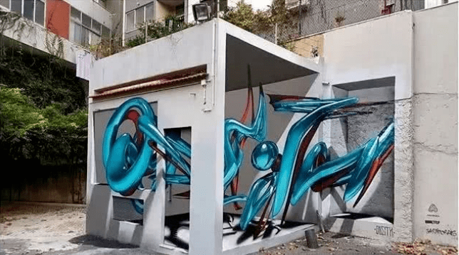 奥迪|街头艺术大神将涂鸦玩到极致，3D透视逼真吓坏路人，绝对让你大吃一惊！